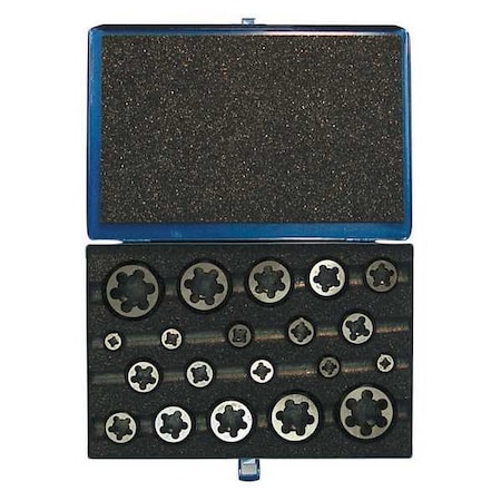 Hex Die Set 1/4 20 To 1 14 20 Pc by USA Cleveland Cutting Holemaking & Shaping Dies