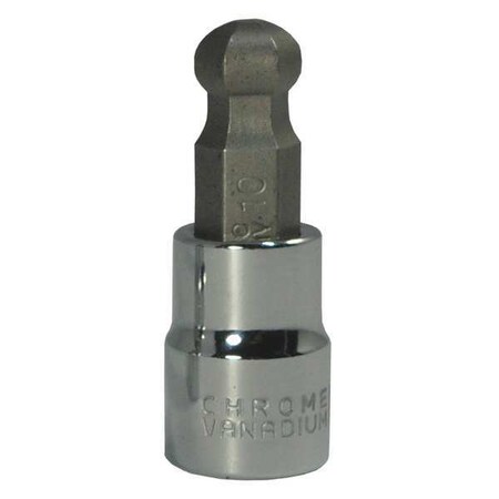 Socket Bit 3/8 in. Dr 10mm Ball Hex Type 20XA18 by USA Westward Sockets