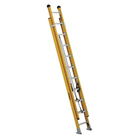 DeWalt DXL3420-20PG Extension Ladder, Fiberglass, 20 ft. , Type IAA