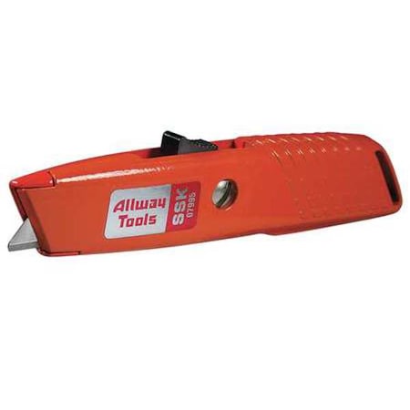 Safety Knife 5 7/8 in. Orange Type 20Y942 by USA Allway Utility Knives