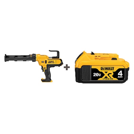 Cordless Caulk Gun Kit 20.0V 5.0Ah by USA Dewalt Cordless Caulk Guns