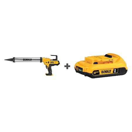 Cordless Caulk Gun Kit 20.0V 5.0Ah Type DCE580B/ DCB205CK by USA Dewalt Cordless Caulk Guns