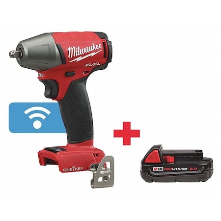 Cordless Impact Wrench Kit Drive 3/8 by USA Milwaukee Cordless Power Impact Tools