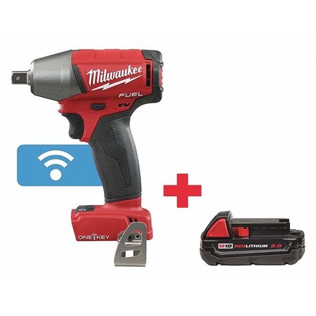 Cordless Impact Wrench Kit Drive 1/2 by USA Milwaukee Cordless Power Impact Tools