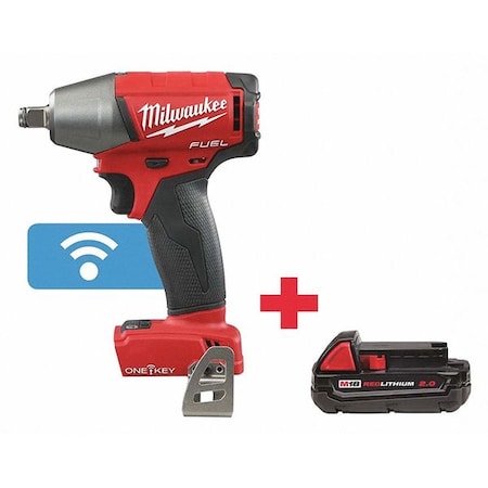 Cordless Impact Wrench Kit Drive 1/2 Type 2759B 20 48 11 1820 by USA Milwaukee Cordless Power Impact Tools