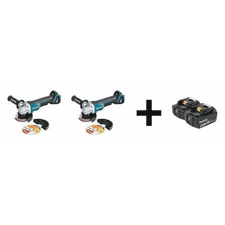 Cordless Angle Grinder Kit 18.0V by USA Makita Cordless Grinders