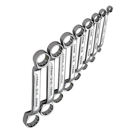 Box End Wrench Set 6 to 20mm 8 pcs. by USA SK Combination Wrench Sets