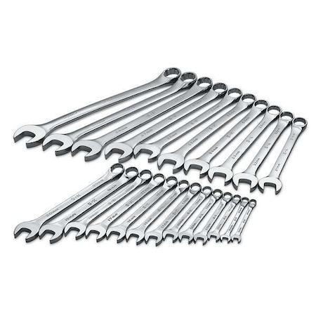 Combo Wrench Set Chrome 8 32mm 23 Pc by USA SK Combination Wrench Sets
