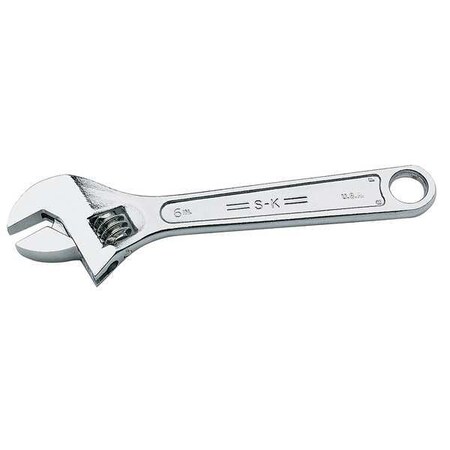Adj. Wrench 12" 1 5/8" Cap. Chrome Type 8012 by USA SK Adjustable Wrenches