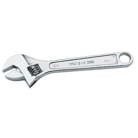 Adj. Wrench 15" 1 5/8" Cap. Chrome by USA SK Adjustable Wrenches