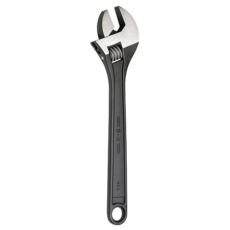 Adj. Wrench 15" 1 5/8" Cap. Black by USA SK Adjustable Wrenches