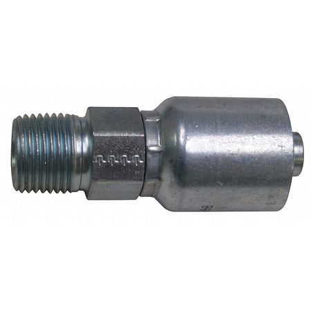 Hose Fitting Male NPT Straight Hose 3/8 by USA Parker Hannifin Hydraulic Hose Fittings