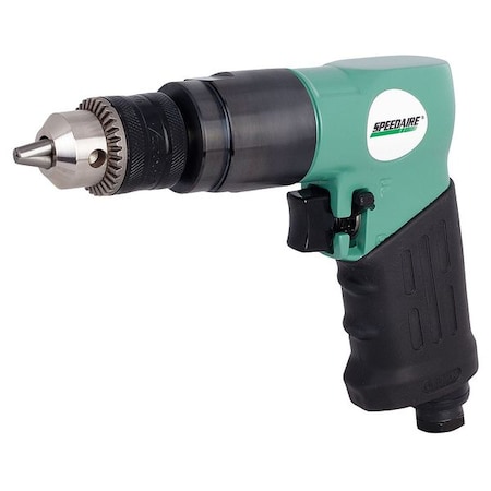 Air Drill Keyed 3/8 In 1800 RPM by USA Speedaire Air Drills
