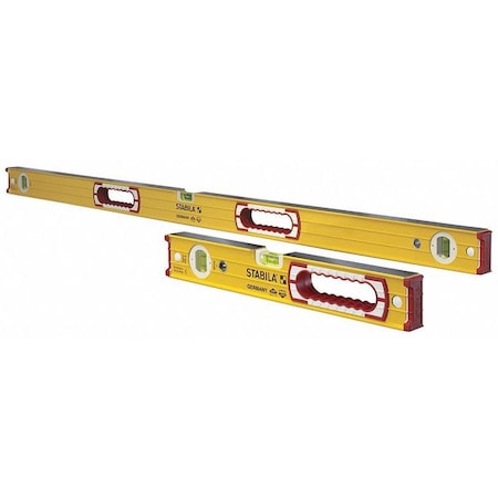 Box Beam Level Set 16 and 48 in L 2 Pc by USA Stabila Box I Beam & Torpedo Levels
