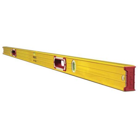 Box Level Aluminum 24 in L 3 Vials Type 29224 by USA Stabila Box I Beam & Torpedo Levels