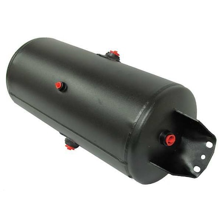 Air Tank Steel Blk Pwder Coat 9 1/2 In H by USA Velvac Air Compressor Portable Air Tanks