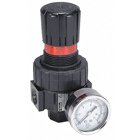 Air Regulator 1/4 In. NPT 53 cfm 250 psi by USA Parker Pneumatic Regulators