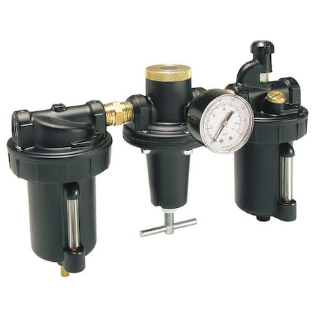 Filter/Regulator/Lubricator 1 In. NPT by USA Parker Compressed Air Filters Regulators & Lubricators