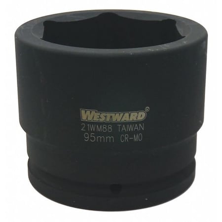 Impact Socket 1 1/2In Dr 95mm 6pts by USA Westward Socket Wrench Accessories