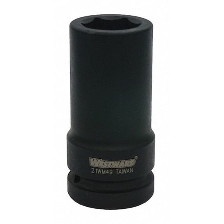 Impact Socket 1In Dr 1 3/16In 6pts Type 21WM49 by USA Westward Socket Wrench Accessories