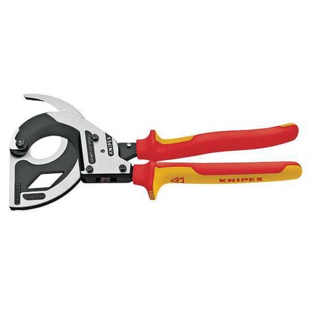12 1/2" Cable Cutter (Ratchet Principle 3 Stage) Insulated by USA Knipex Cable & Wire Cutters