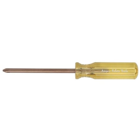 Nonspark Screwdriver Phillips #0x2 3/8In by USA Ampco Screwdrivers
