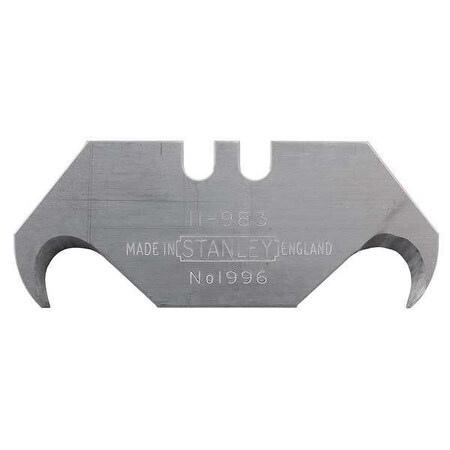 Hook Utility Blade 3/4" W PK50 by USA Stanley Utility Knife Blades