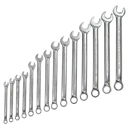 Combo Wrench Set Std Metric 12 Pt 14 PC by USA Proto Combination Wrench Sets