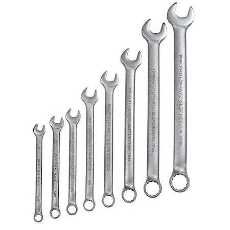 Combo Wrench Set Metric 12 Pt 8 PC by USA Proto Combination Wrench Sets