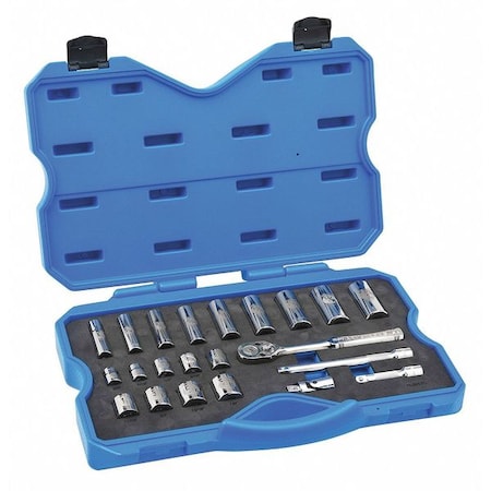 Socket Wrench Set SAE 3/8 in. Dr 22 pc Type 15 325 by USA Armstrong Socket Sets