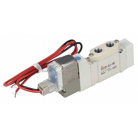 Solenoid Air Control Valve 1/4 In 24VDC Type SY7120 5DZ 02T by USA SMC Pneumatic Solenoid Air Control Valves