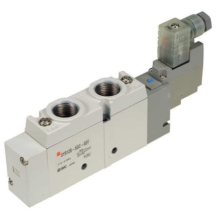 Solenoid Air Control Valve 1/8 In 24VDC Type SY9120 5DZ 03T by USA SMC Pneumatic Solenoid Air Control Valves