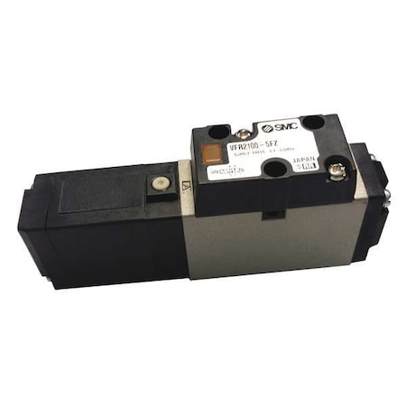 Solenoid Air Control Valve 3/8 In 24VDC Type VFR2100 5FZ by USA SMC Pneumatic Solenoid Air Control Valves