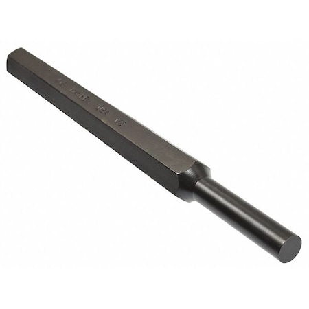 Pin Punch Black 1/2 in Tip 3/4 x 10 in by USA Mayhew Hand Held Punches