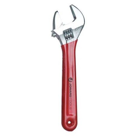 Adj. Wrench 8" 1 1/8" Cap. Chrome Type AW 8 by USA Jonard Adjustable Wrenches