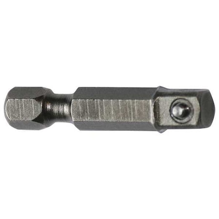 Socket Adapter 1/4 Hex 3/8 Sq 1 5/8" PK5 by USA Apex Screwdriver Bits