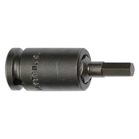 Socket Bit 3/8 in. Dr 6mm Hex PK5 by USA Apex Screwdriver Bits