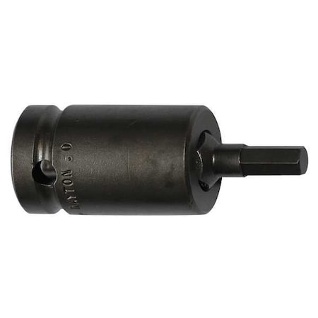Socket Bit 1/2 in. Dr 6mm Hex PK5 by USA Apex Screwdriver Bits