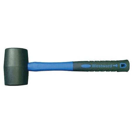 Mallet Fiberglass/PVC 8 oz. 11 3/4in L by USA Westward Mallets