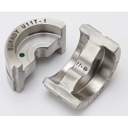 Type U Crimping Die Green by USA Burndy Crimping Tool Dies