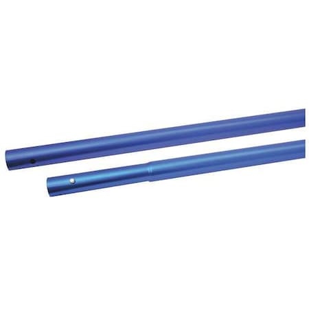 Push Button Handle 1 3/4x72 In Alum Blue by USA Qlt By Marshalltown Concrete Tool Accessories