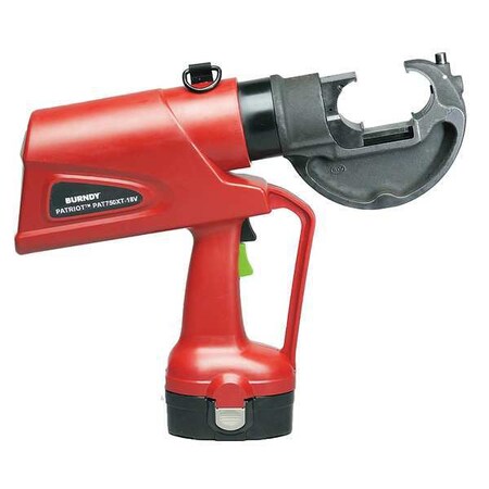 Battery Operated Crimping Tool Type PAT750XT18V by USA Burndy Cable & Wire Crimping Tools