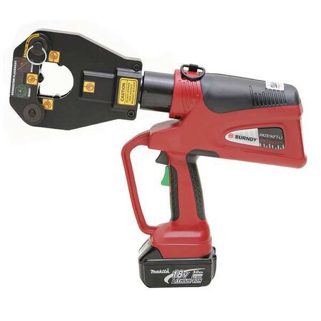 Battery Operated 4 Point Crimping Tool by USA Burndy Cable & Wire Crimping Tools