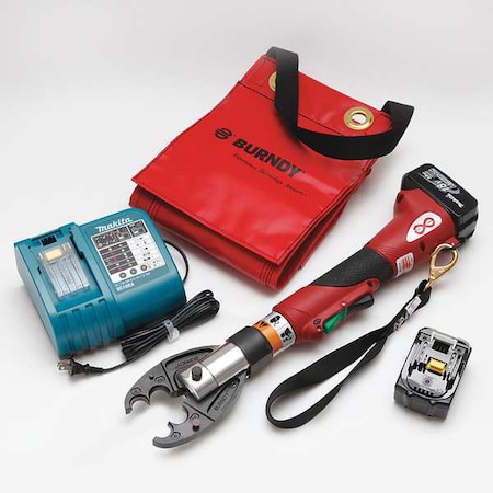 Battery Operated Crimping Tool Type PATMD68LI by USA Burndy Cable & Wire Crimping Tools