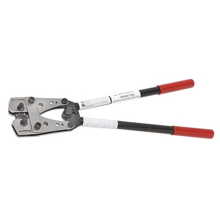 Crimper 8 to 4/0 AWG 26" L by USA Burndy Cable & Wire Crimping Tools