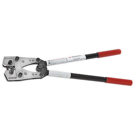 Crimper 8 to 4/0 AWG 26" L Type MRC840AL by USA Burndy Cable & Wire Crimping Tools