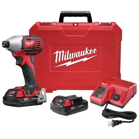 M18 Cordless Impact Driver Kit 18V 1/4 by USA Milwaukee Cordless Power Impact Tools