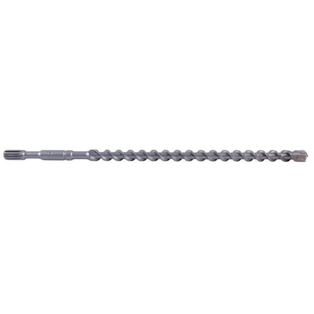 Hammer DrilLBit 1 3/8. L22.5 In. Spline by USA Westward Masonry Drill Bits