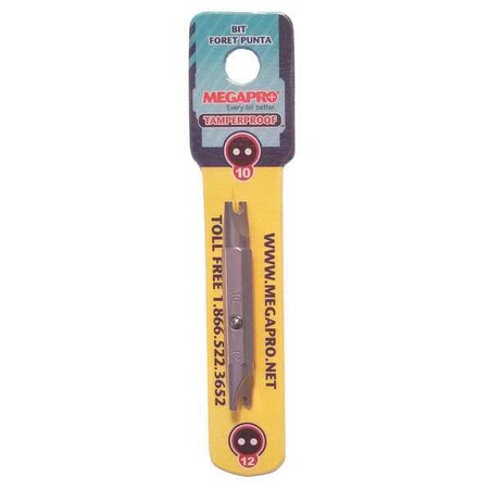Insert Bit SAE 1/4" #10/#12 2 1/4 by USA Megapro Screwdriver Bits