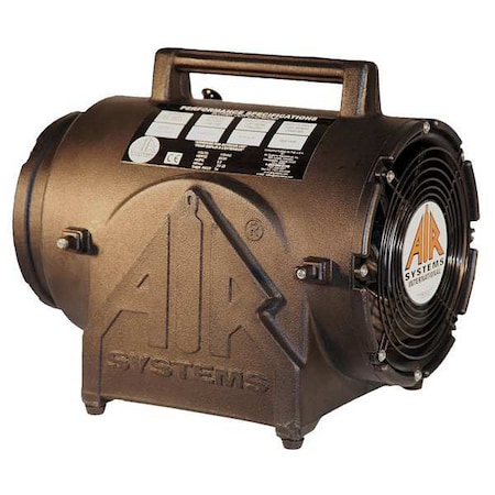 Conf. Sp Fan Axial Plastic Blk 8 In by Air Systems in US